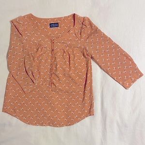 Boutique Printed Sweetheart Neckline Blouse